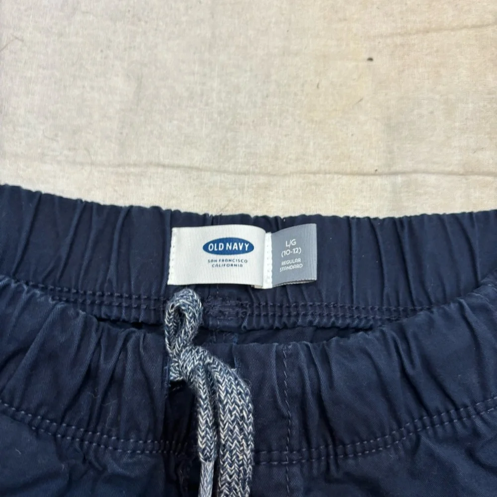 Lot of two Boys Navy Blue‎ Shorts Old Navy and Starter Size Large